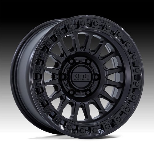 KMC KM552MB IMS Matte Black Custom Truck Wheels 1